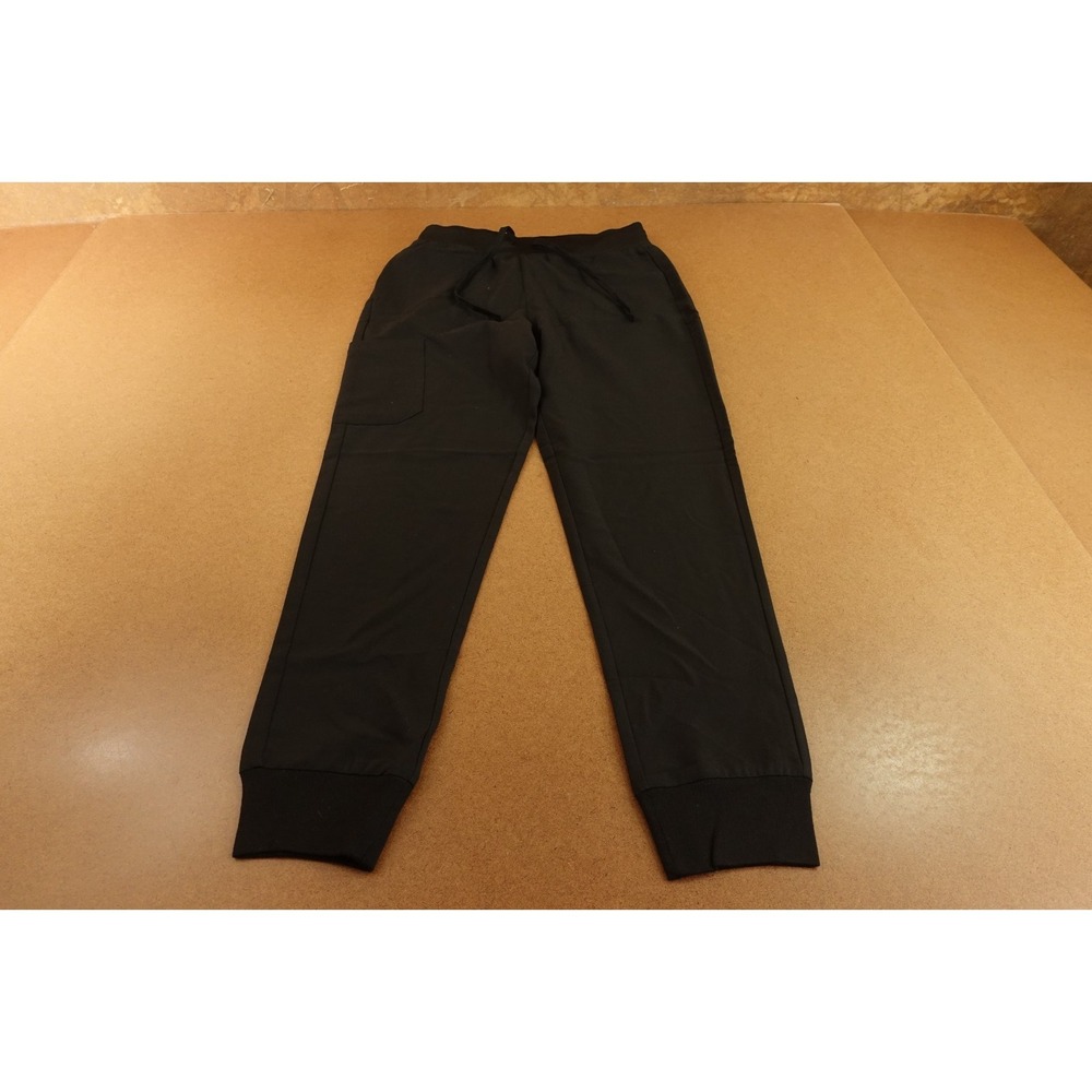 Mandala Womens Size XS Black High Waisted Jogger Scrub Pants NWT